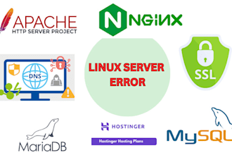 configure unix, nginx, httpd apache, 403 404 error, dns