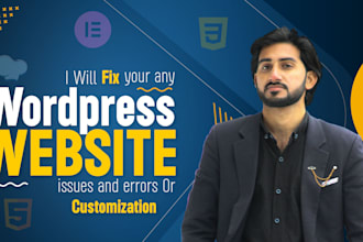 troubleshoot and fix any wordpress issue, bug, or error fast