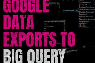 set up your ga4 and search console bigquery exports
