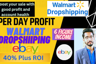manage walmart ebay dropshipping store dropship winning product listing SEO