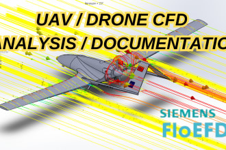 do cad design and cfd analysis for plane uav and drone