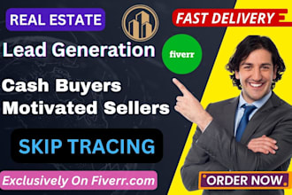 do real estate motivated seller leads and active cash buyers with skip tracing