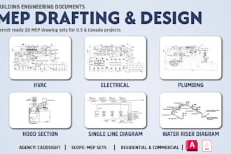 mep mechanical electrical plumbing drafting and design