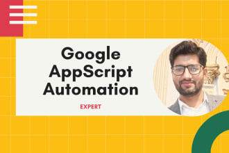 create and manage google sheets and appscript automation