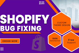 build and design a custom shopify store and shopify dropshipping store
