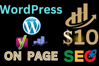 do on page SEO, google search console setup and high backlinks