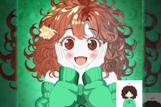 draw your roblox or minecraft avatar in anime style
