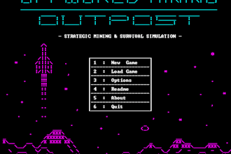 develop a simple terminal game like zork or atari style game with ascii art
