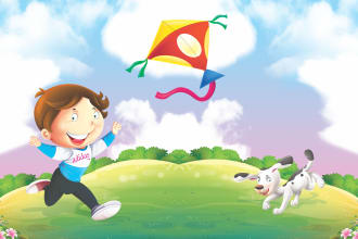 design children story book illustration