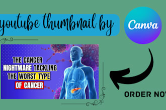 create youtube thumbnail using canva