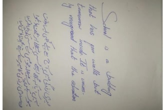 do handwriting assignment work