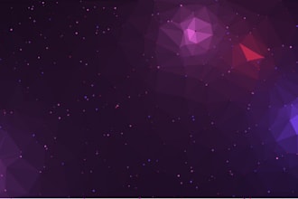 create color polygonal background for you