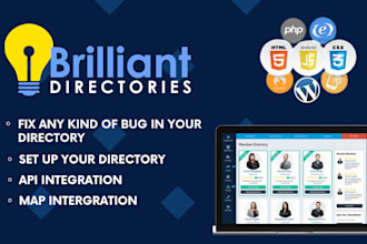 fix any kind of bugs in your brilliant directory websites