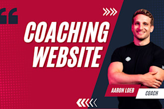 design coaching website for speaker, trainer, or consultant