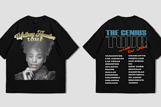 design world tour merch for concerts etc
