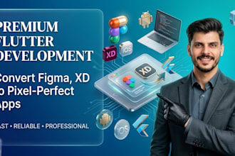 design flutter UI, convert figma to flutter