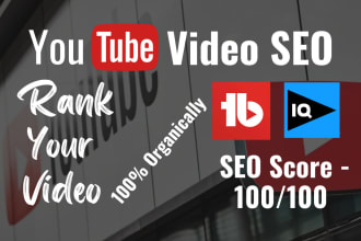 do youtube video SEO to rank on the top page organically