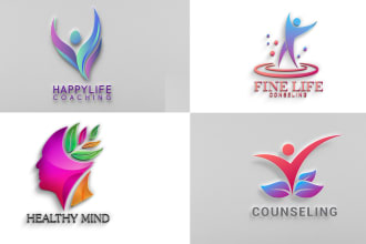 design creative coaching and counseling logo