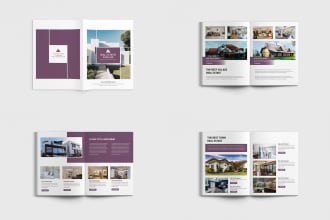 design catalog brochure for any size, a4, a5, square