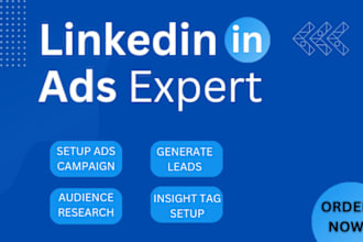 be your linkedin ads, and advertising manager
