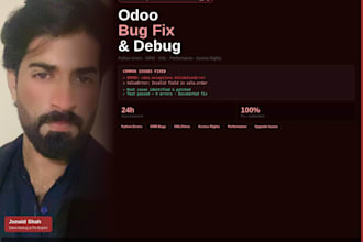 do odoo bug fix and debugging