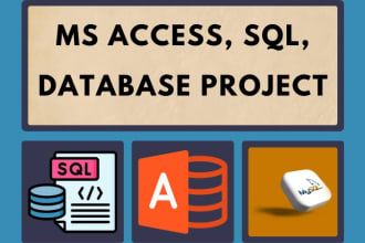 design microsoft access sql database, query