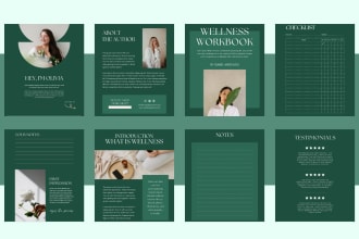 design canva workbook, ebook, course guide, lead magnet, pdf