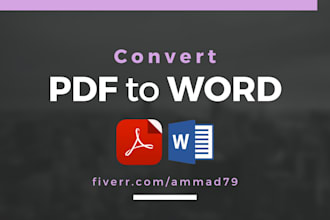 convert PDF to word