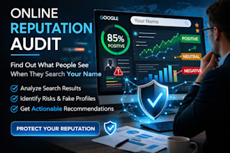 perform an online reputation audit of your name or brand