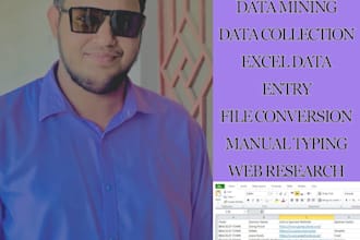 do data entry email collection web scraping lead generation