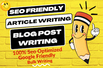 write bulk SEO articles and blog posts, wordpress blogs