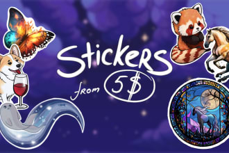 create custom stickers for you