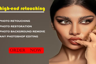 beauty retouch and skin retouching