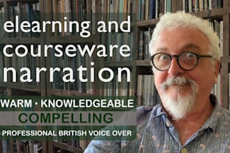 narrate a clear and engaging e learning course