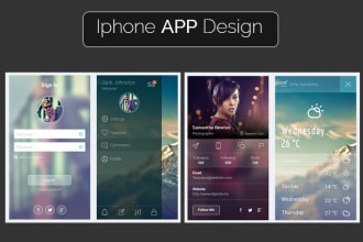 design an awesome iPhone app UI