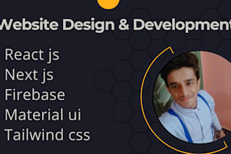 be your react developer next js material UI tailwind CSS