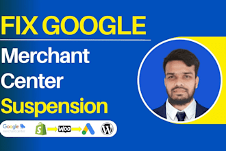 fix google merchant center suspension misrepresentation