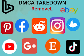 report it fb,tiktok,youtube, instagram, twitter under dmca