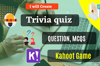make online trivia quizzes, questions, tests, kahoot, and forms