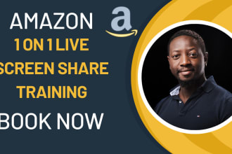 provide fba amazon 1 to 1 mentoring with live screen sharing