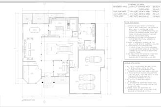 be your architect or draftsman to redraw floor plans and architectural drawings