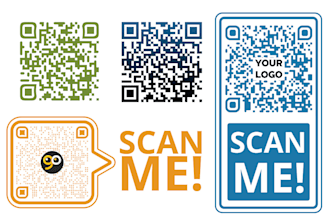 create a custom qr code design with your logo for your business