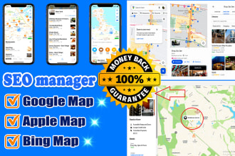 skyrocket your business ranking in google apple bing maps SEO
