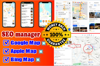 manage google, apple, bing maps business to maximize ranking