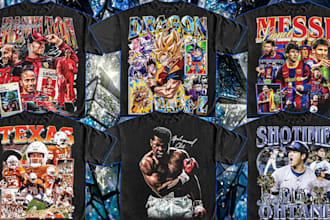 design dope vintage rap tee nba sports 90s bootleg t shirt