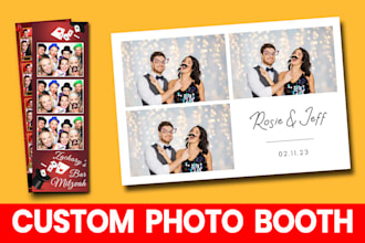 create a unique photo booth template