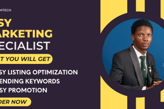 promote etsy store, do etsy seo, and trending tags to rank your store for sale