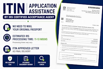 get your itin as irs caa from irs