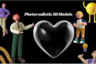 photorealistic 3d human models and stylized characters in 3d