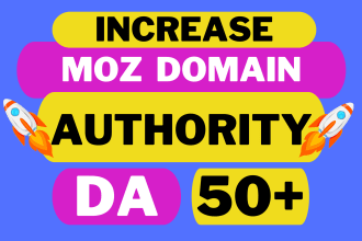 increase moz da, increase da, domain authority with SEO backlinks